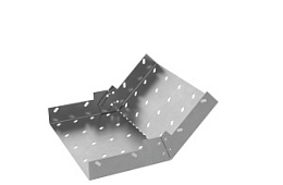 Лоток угловой перф. для поворота вверх от 0 до 45 КПП 150х65-0-45 УТ2.5 S=0.7