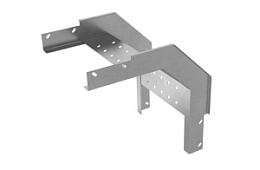 Лоток угловой перф. для поворота вниз на 90 КСП 300х100-90 УТ2.5 S=1.5