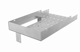 Лоток угловой глухой для поворота вниз на 90 с разв. осн. (правый) КТПп 150х150-90 УТ1.5 S=1.5